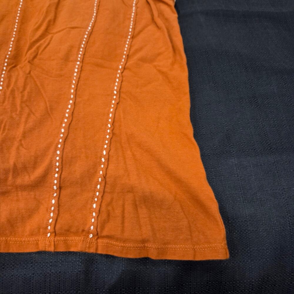 Idyllwind Miranda Lambert Western Contrast Stitch Tank Top Orange Womens Size L - Picture 7 of 13